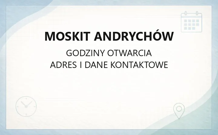 MOSKiT Andrychów - kontakt, godziny, basen i obiekty sportowe