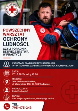 W Ponikwi nauczą reagować w kryzysie. Warsztaty są bezpłatne