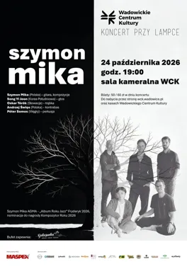 Laureat Fryderyka zagra w Wadowicach. Szymon Mika przywiezie skład z czterech krajów